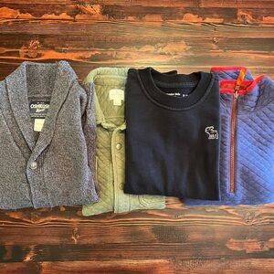 Boy Sweatshirt/Sweater Bundle: Abercrombie, JCrew, OshKosh